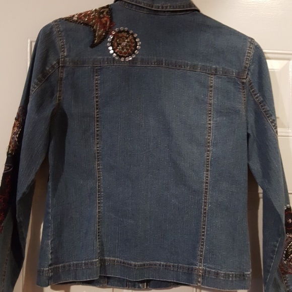 Ladies Ruby Rd jean jacket - Picture 3 of 5